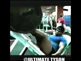 training of peak mike tyson in a rocking chair