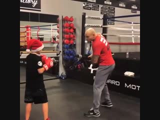 talented teen in boxing