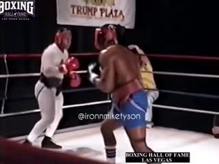 rare sparring between mike tyson and oliver macall