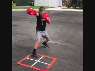 talented teen in boxing