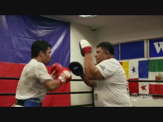 manny pacquiao last workout ahead of adrien broner fight