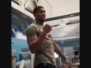 a set of boxing general physical exercises by anthony joshua