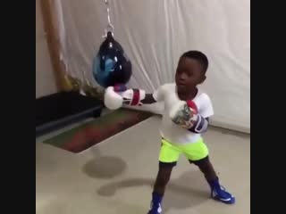 talented teen in boxing