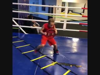 boxing leg training for promising kira makogonenko