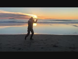 evening training on the pacific coast by sergey kovalev