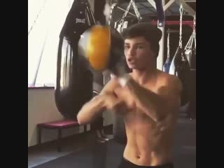 ryan garcia speed work on the bag