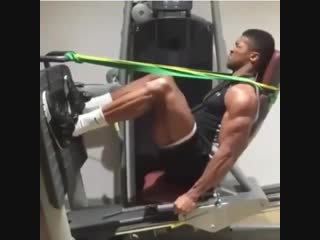 anthony joshua leg strength training