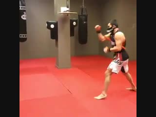 boxing training for technique and endurance.