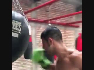 boxing training for speed-strength endurance.