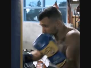 in training mode vasily lomachenko.