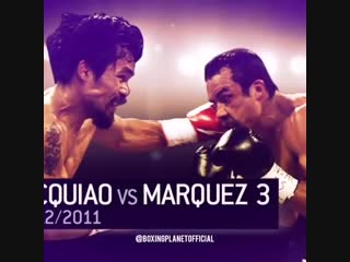 marquez vs pacquiao their number 3 fight was crazy.