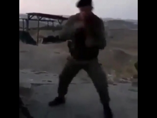 boxing while on duty amazing hand speed.