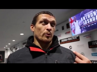 oleksandr usyk said he would fight joshua.