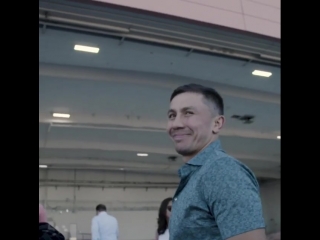 gennady golovkin's team flew to las vegas for a rematch with canelo alvarez.