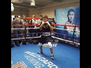 gennady golovkin's open training before his rematch with canelo alvarez.