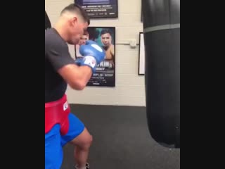 dmitry bivol is preparing for the fight with jean pascal.