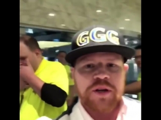 canelo's lookalike alvarez was kicked out of the mgm grand while filming with fans, he turned out to be a fan of gennady golovkin.