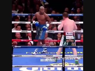 floyd mayweather's defense skill against canelo alvarez.