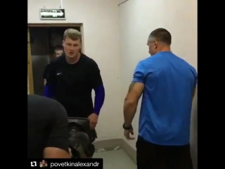 alexander povetkin continues to prepare for the fight against anthony joshua.