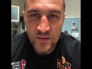 the words of sergei kovalev in the hospital after the fight with alvarez.