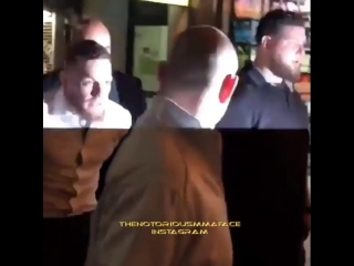 how the lads met conor mcgregor after his release.