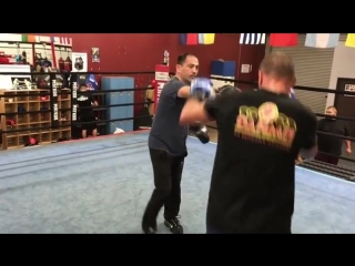 sergey kovalev continues his preparation for the fight with alvarez.