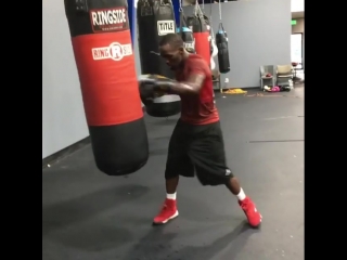 terence crawford is back in training.