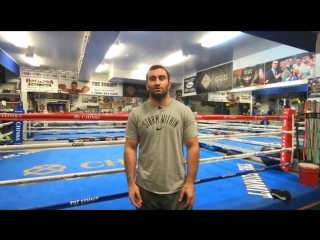 murat gassiev's address to his fans before the fight with alexander usik.