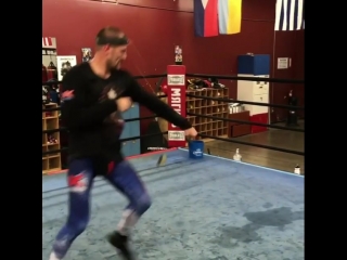 sergey kovalev continues his preparation for the fight with alvarez.