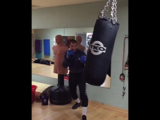 sergey kovalev continues his preparation for the fight with alvarez.