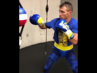 training vasyl lomachenko. preparing for the battle with linares.