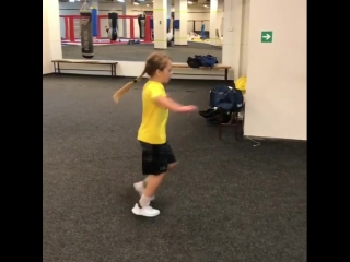 training of the vestibular apparatus. promising 9-year-old ukrainian kira makogonenko.