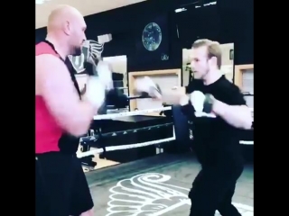 tyson fury is getting in shape.