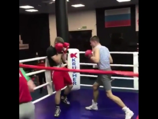 training with sergei kovalev.