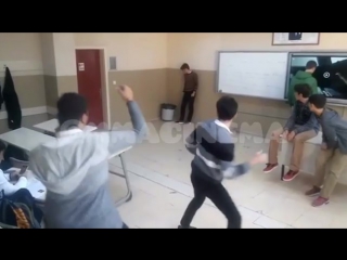 superblow at recess at school.