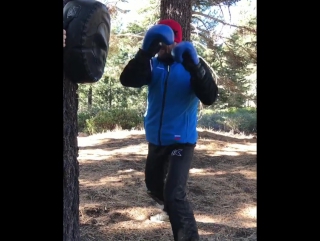 practicing a lateral accented blow by sergey kovalev.