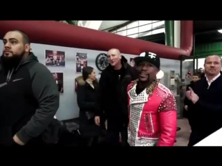 floyd mayweather at the boxing academy.