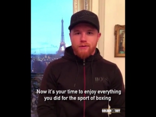 canelo wished good luck to miguel cotto in his farewell fight.