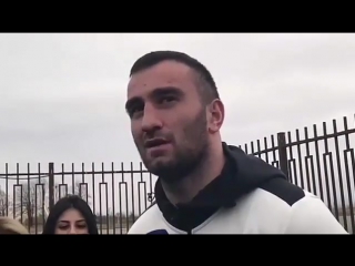 how the champion murat gassiev was met in ossetia.