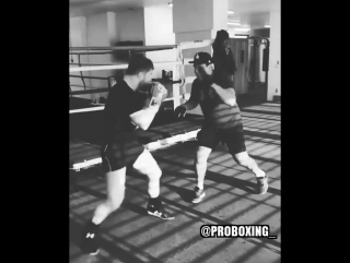 saul alvarez keeps his athletic form.