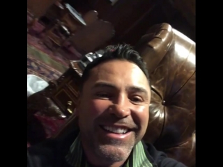 when oscar de la hoya has nothing to do in the office, he fools around.