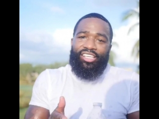 teen adrien broner in training camp.