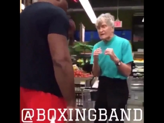 shannon briggs and 90-year-old grandfather, who is still in the subject.