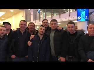 alexander usik's support group arrived in latvia.