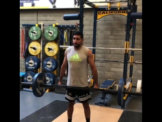 leg day at the gym at amir khan.