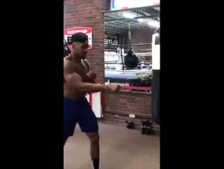 anthony joshua takes a cue from his uncle vasya lomachenko.