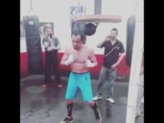 juan manuel marquez is trying to get back in shape.