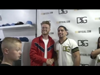 danny garcia at the opening of his dsg store.